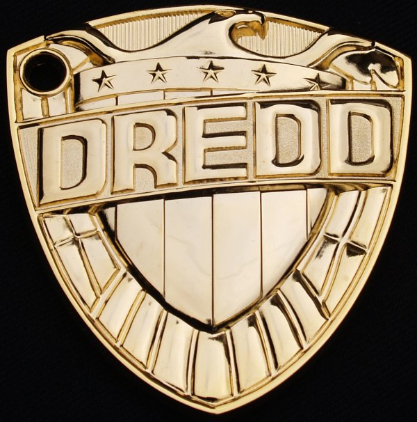 Judge Dredd badge